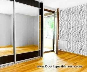 Mirrored Sliding Door Malaysia Mirrored Sliding Door for Cupboard
