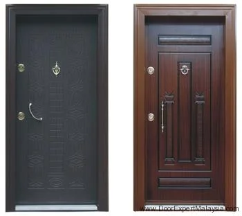 Security Door 1 Malaysia Security Wooden Door for Front Door