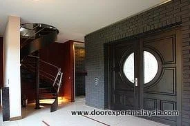 Solid Wood Front Door Malaysia Wooden Exterior Door