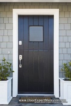 Wooden Door with Glass Window Malaysia Oak Wood Door